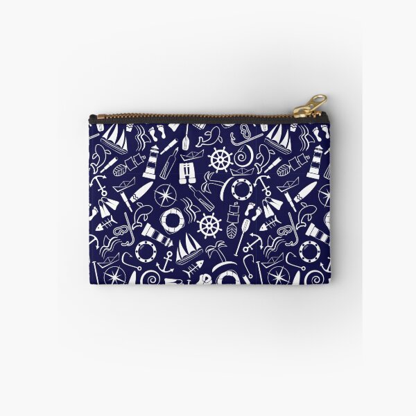 Item preview, Cute Blue and White Nautical Pattern designed and sold by Mexikawaii.
