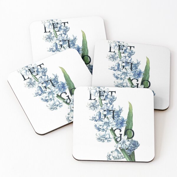 Item preview, "Let It Go" Hyacinth Botanical Collage designed and sold by Denny-Danny.
