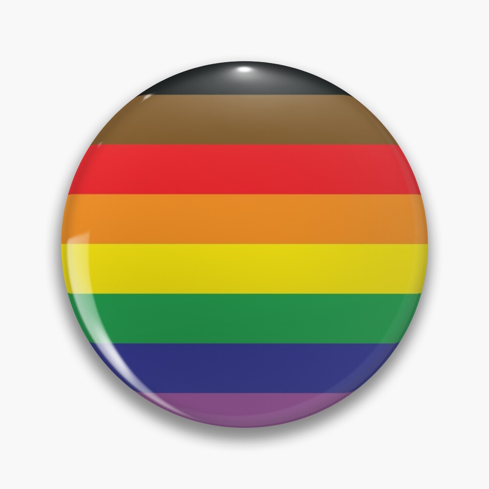 Rainbow Pride Flag Pin for Sale by dopaminebrand