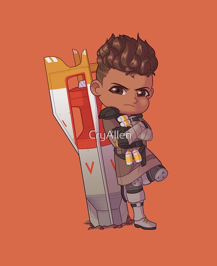 Apex Legends Chibi Bangalore By Cryallen Ipad Case Skin By Cryallen Redbubble