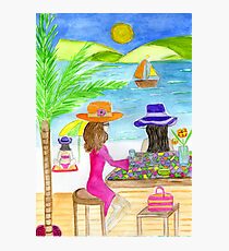 beach bar Photographic Print