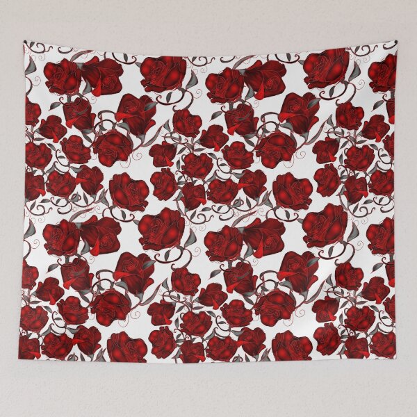 Item preview, Red Roses Pattern designed and sold by bloomingvine.