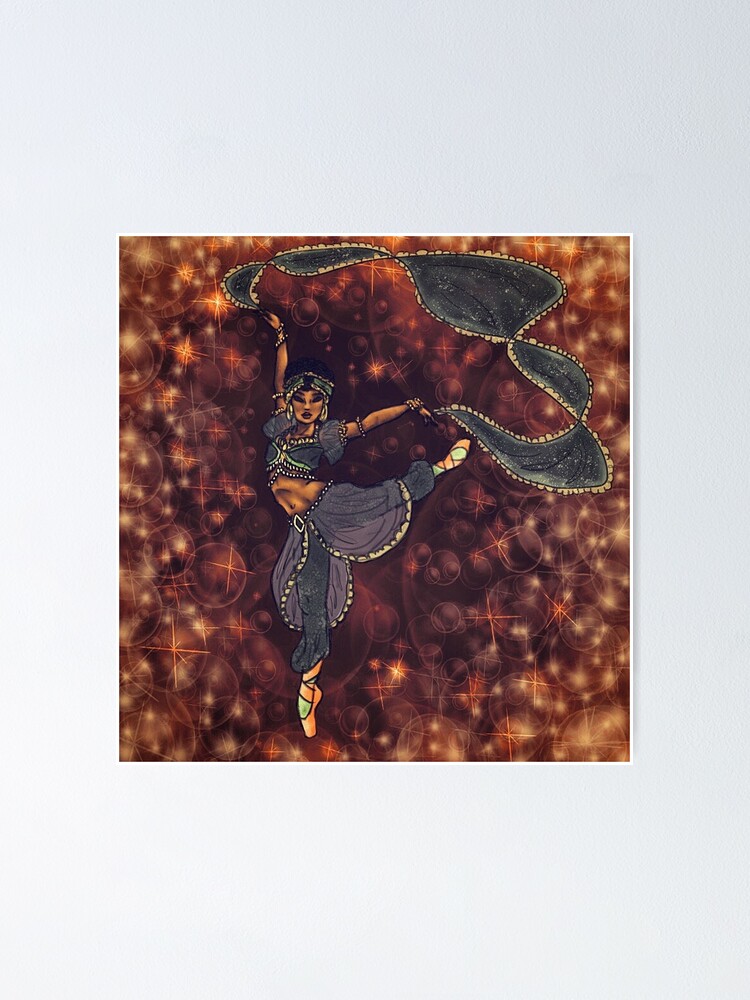 "Arabian Coffee Nutcracker Ballet Illustraion" Poster for Sale by