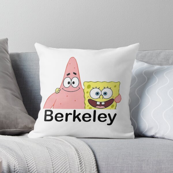 Berkeley Spongebob and Patrick Throw Pillow