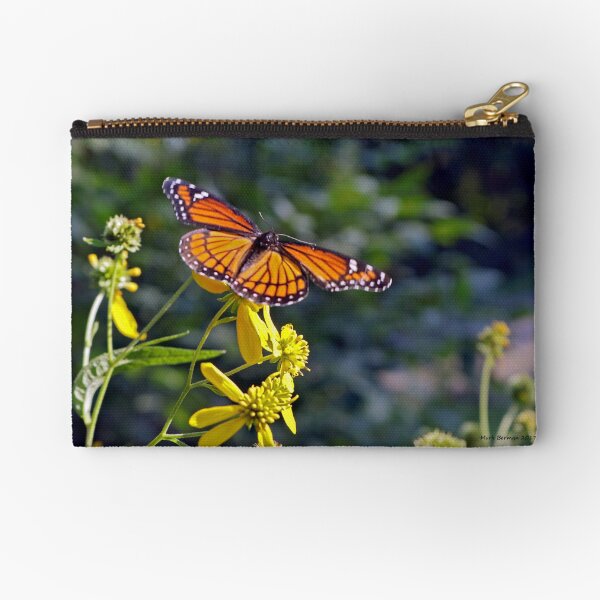 Viceroy Butterfly on Tickseed Zipper Pouch