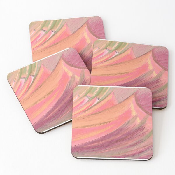 Item preview, Waves of color - Coral pink designed and sold by Linda Sholberg.