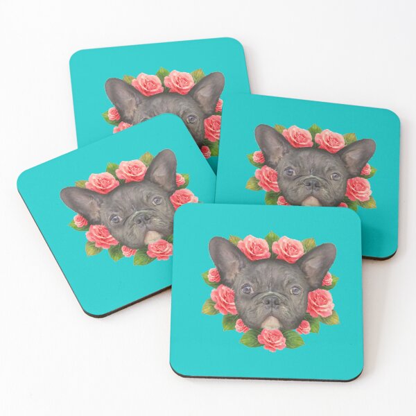 Item preview,  french bulldog blue designed and sold by Pintarrajearte.