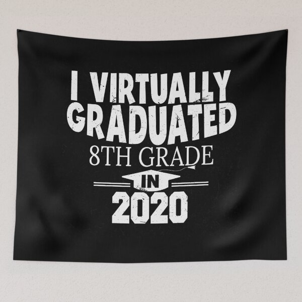 Item preview, I virtually graduated 8th grade in 2020 designed and sold by BAISSANE.