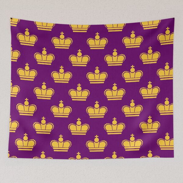 Item preview, Royal Crown Pattern - Purple and Yellow Designed by Design by Cheyney designed and sold by designbycheyney.