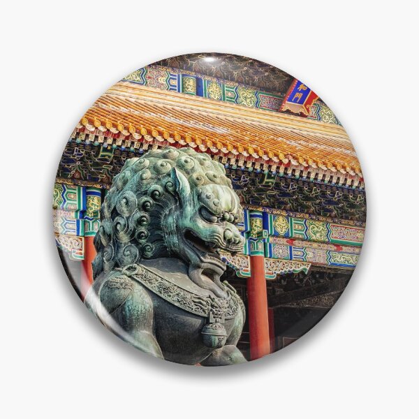 Item preview, Bronze Lion Guards The Forbidden City in Beijing designed and sold by Mitchell Grosky.