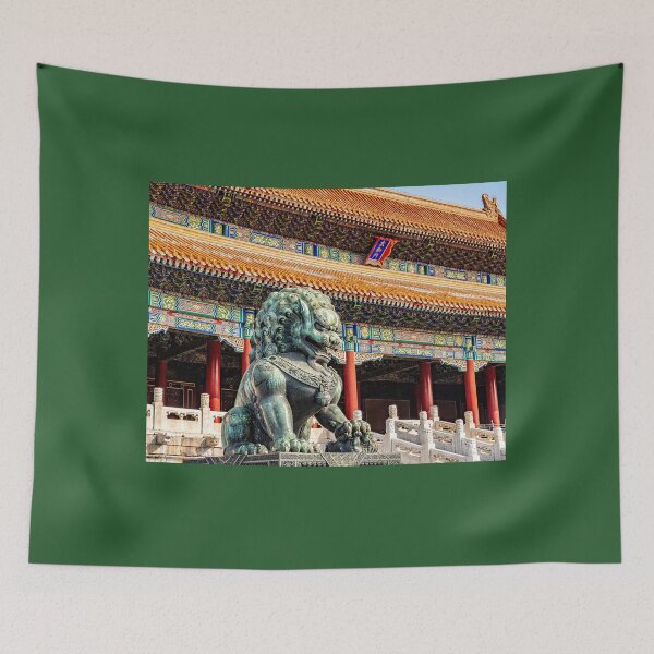 Item preview, Bronze Lion Guards The Forbidden City in Beijing designed and sold by Mitchell Grosky.