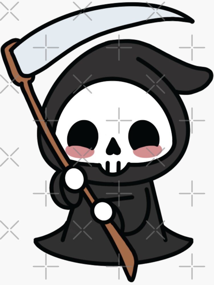 grim reaper art cute