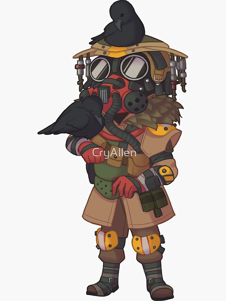 Apex Legends Bloodhound Fanart Stickers.