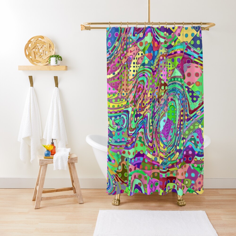 Item preview, Shower Curtain designed and sold by RootSquare.