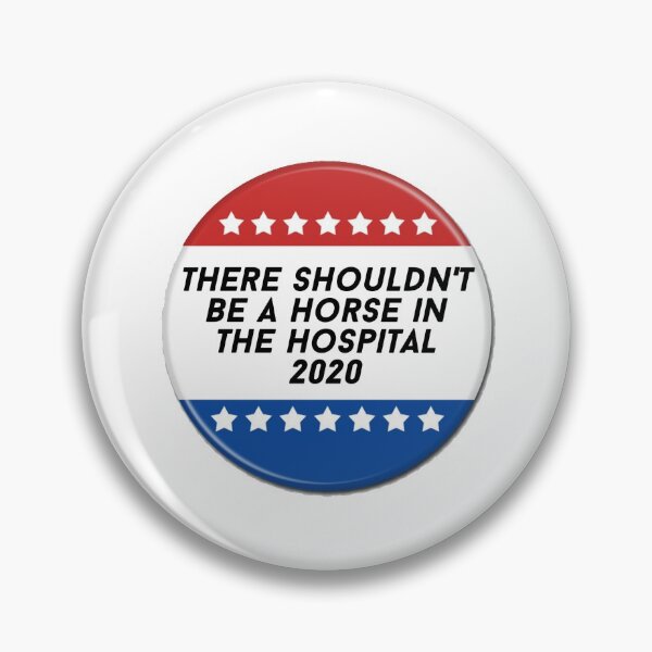 Horse in the Hospital- John Mulaney Quote Pin