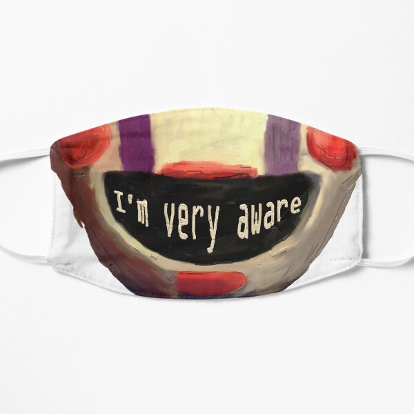 The amazed Marionette Flat Mask