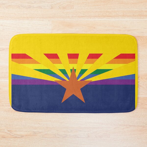 Item preview, Arizona Gay Pride Rainbow Flag designed and sold by Michelle Sarah.