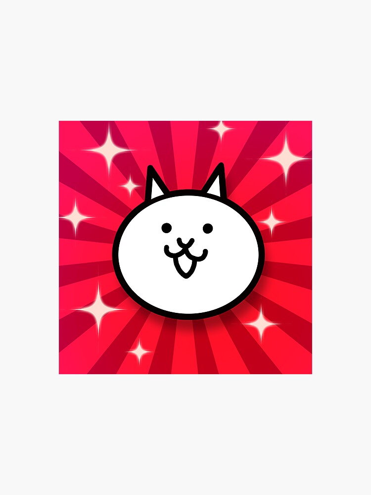 "Battle Cats" Sticker for Sale by Kay La Redbubble