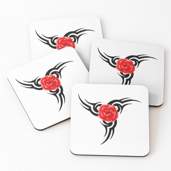 Item preview, Traditional Rose tattoo for women and flower for beautiful girl designed and sold by Dadya.