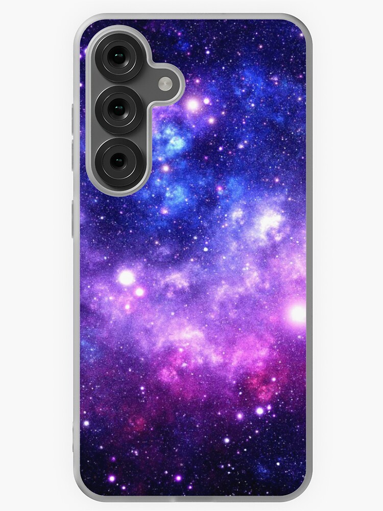 Thumbnail 1 of 4, Samsung Galaxy Phone Case, Purple Blue Galaxy Nebula designed and sold by 2sweetsDesign.