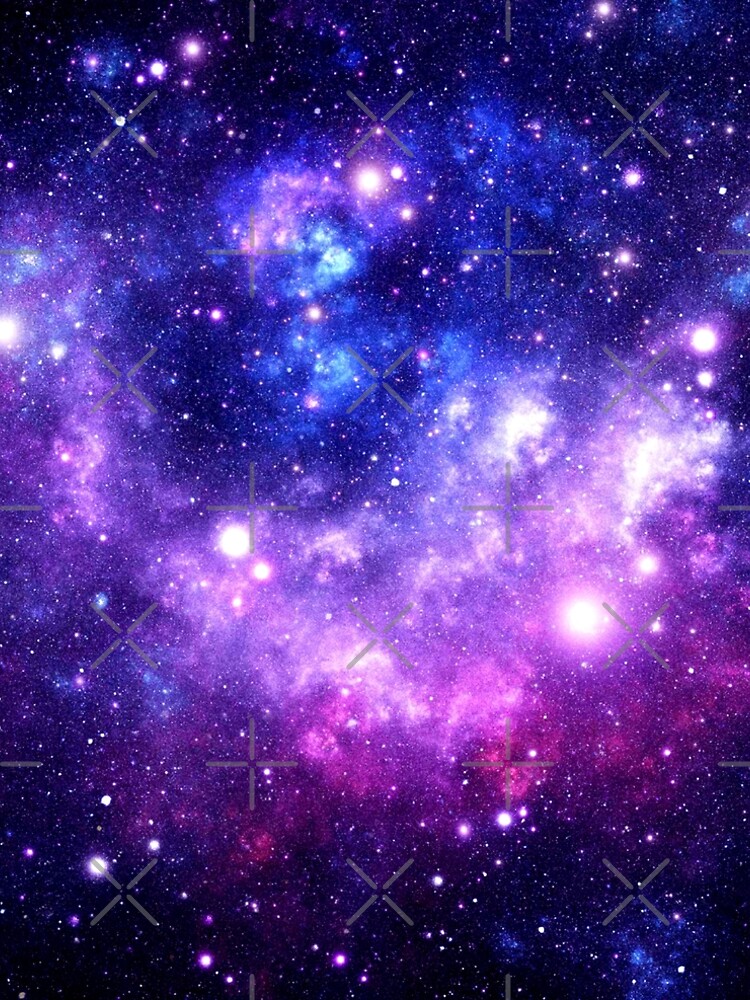 Purple Blue Galaxy Nebula by 2sweetsDesign