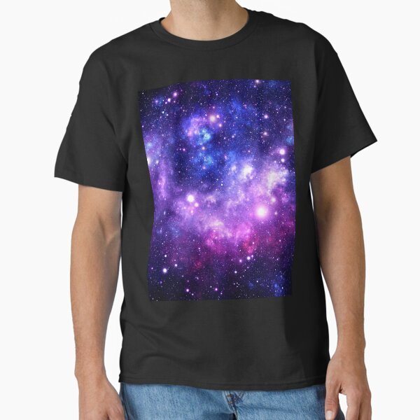 Vista previa del artículo con la obra «Nebulosa de la galaxia azul violeta», diseñado y vendido por 2sweetsDesign.