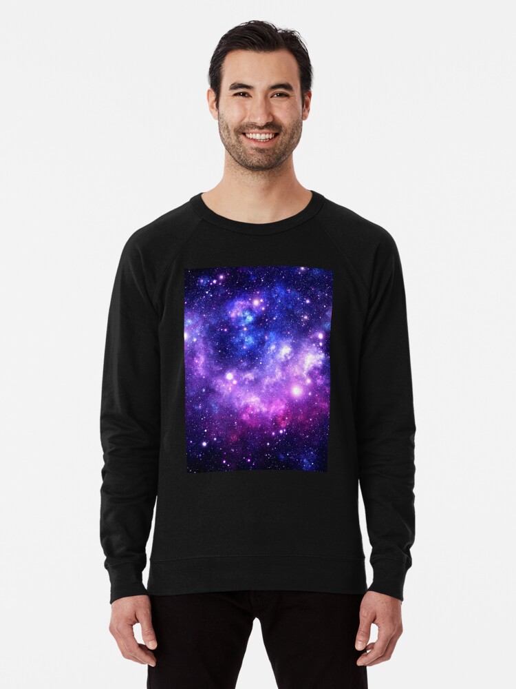 Purple Blue Galaxy Nebula | Lightweight Sweatshirt