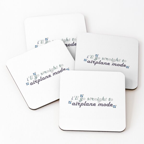 Item preview, I'll Go Straight to Airplane Mode Lettering designed and sold by elsxiv.