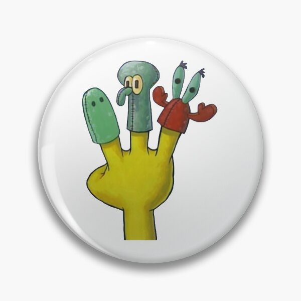 Spongebob Finger Puppets Pin