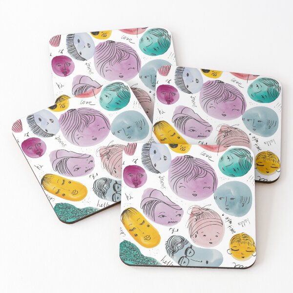 Item preview, All the faces designed and sold by Ilze Lucero.