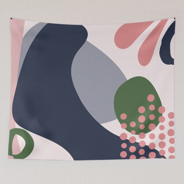Item preview, Colourful Abstraction - Cool Colours and Contemporary Shapes by Design by Cheyney designed and sold by designbycheyney.