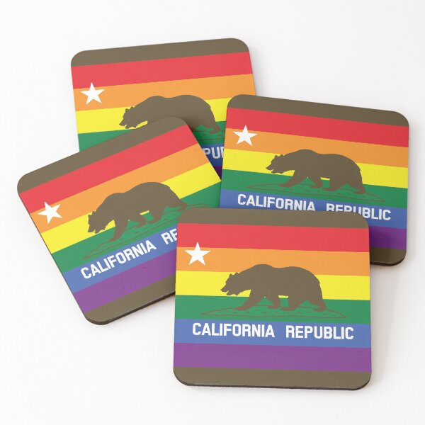 Item preview, California Gay Pride Rainbow Flag designed and sold by Michelle Sarah.