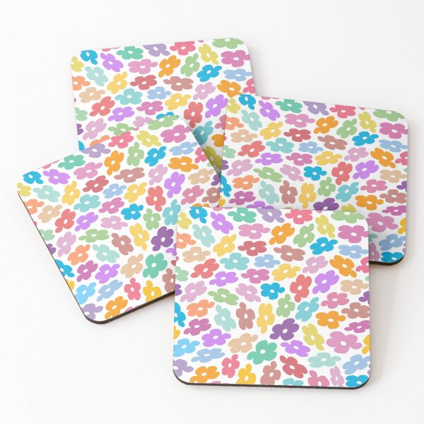 Item preview, Pastel Poppies on White designed and sold by AxeLeon Patterns.