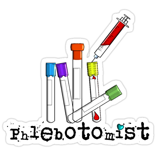 Download "Phlebotomist Vacutainer Art" Stickers by Gail Gabel, LLC ...