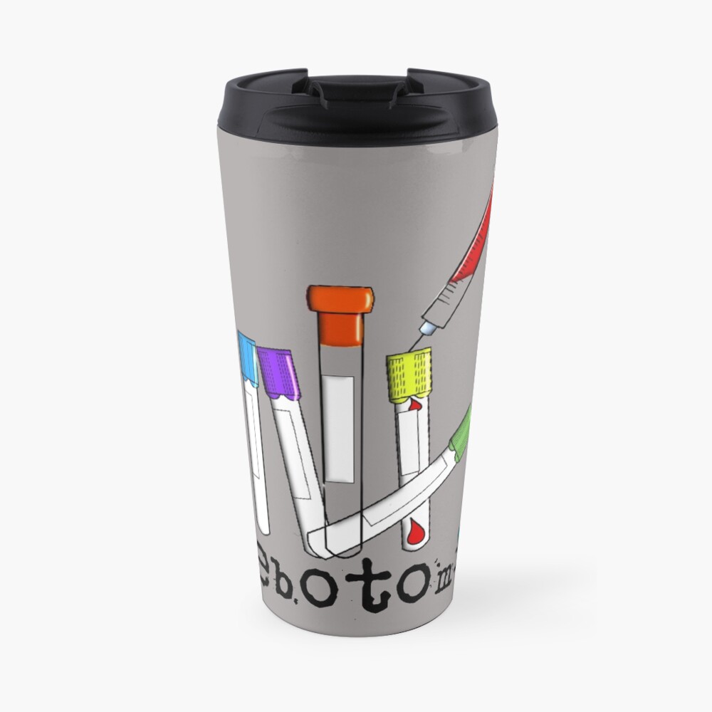 Phlebotomist Vacutainer Art Travel Mug