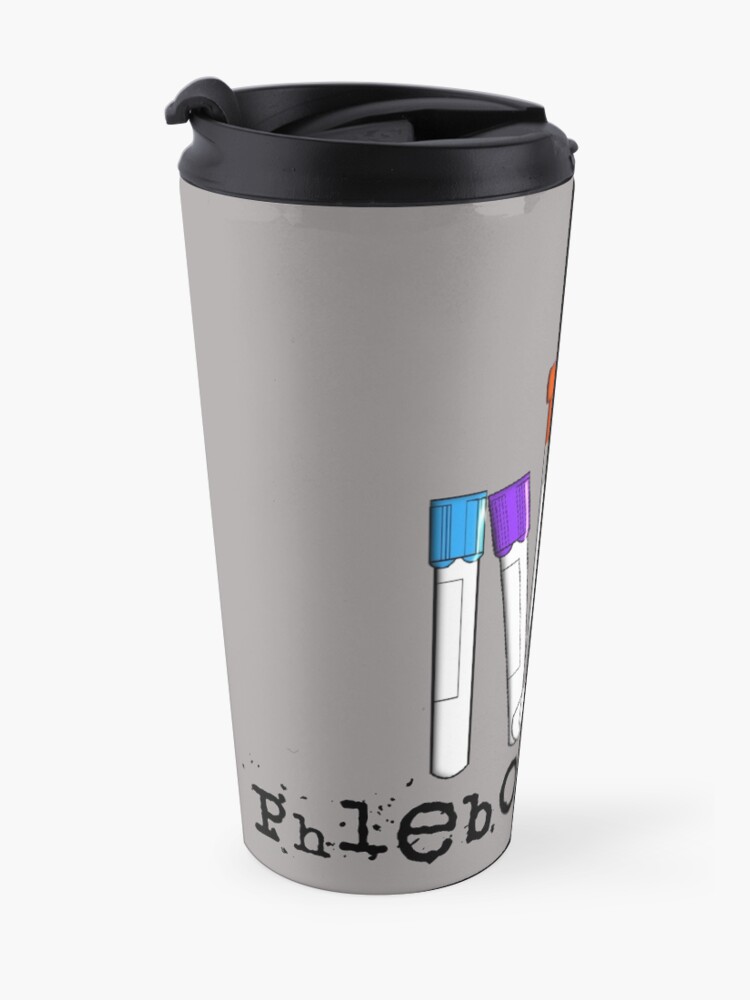 Alternate view of Phlebotomist Vacutainer Art Travel Mug