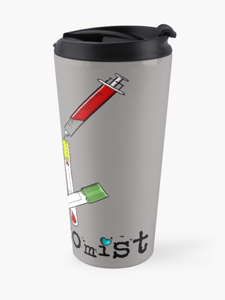 Alternate view of Phlebotomist Vacutainer Art Travel Mug