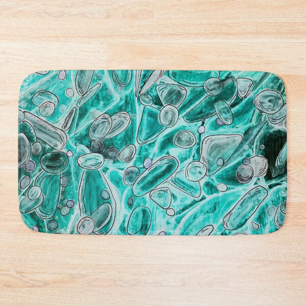 Item preview, Teal River Rock designed and sold by Lois Gardiner.