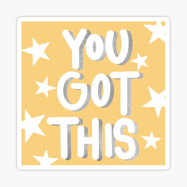 Item preview, You Got This Design designed and sold by zestylemonshop.