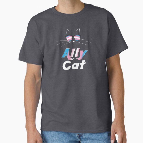 Item preview, Trans Ally Cat Gay Pride Kitty Trans Pride designed and sold by glintintheeye.
