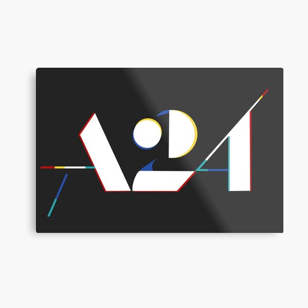 A24 Logo 3D Metal Print