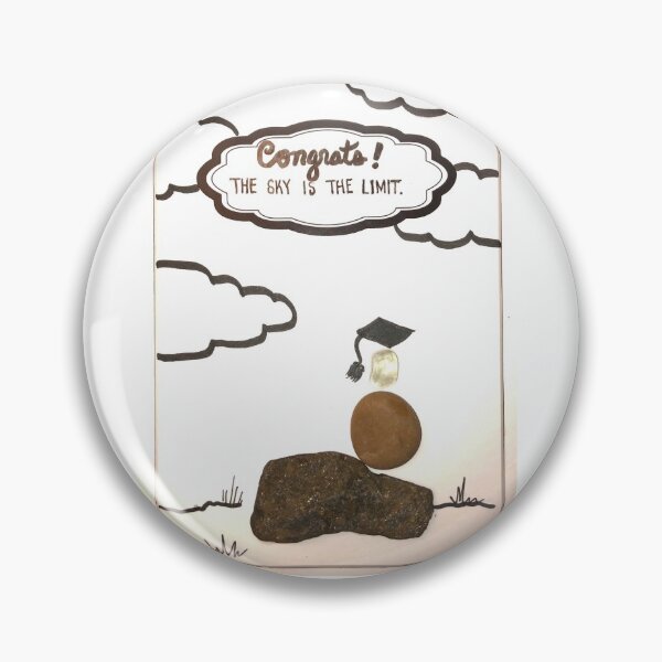 Item preview, Congratulations grad pebble & stone card designed and sold by Paintingladycat.
