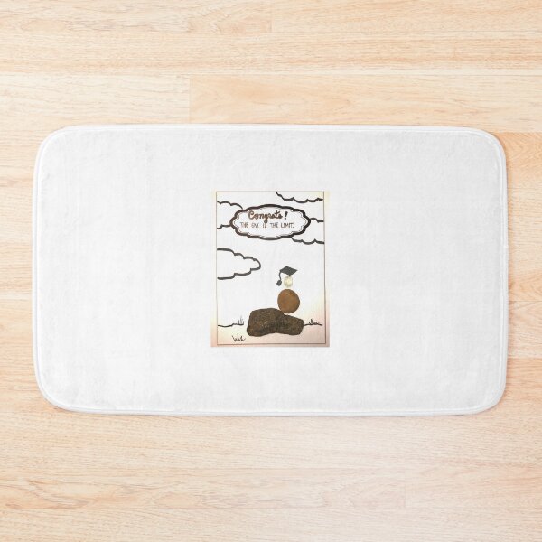 Item preview, Felicidades tarjeta de piedra y piedra grad. designed and sold by Paintingladycat.