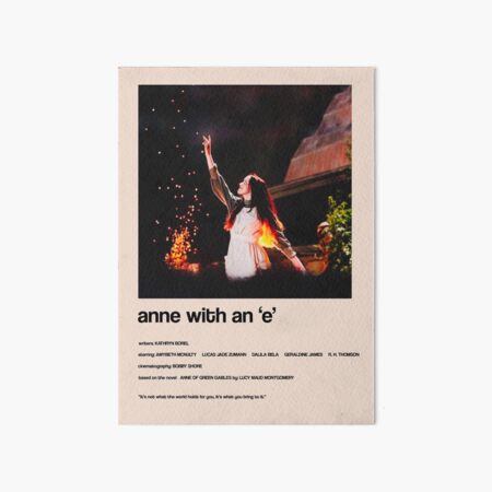 Anne con una 'E' - Cubierta minimalista alternativa Lámina rígida