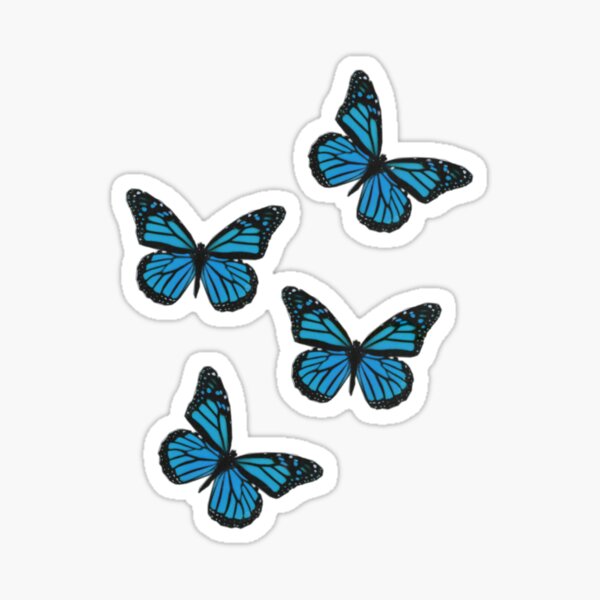 Aesthetic Butterfly Stickers Redbubble - aesthetic butterfly aesthetic roblox wallpapers