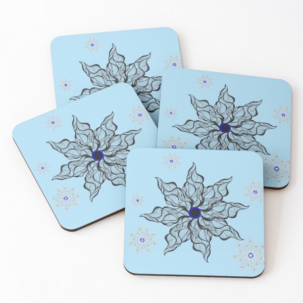 Item preview, Blue pattern ice doodle, Lois, Gardiner, painturartout,  designed and sold by Lois Gardiner.