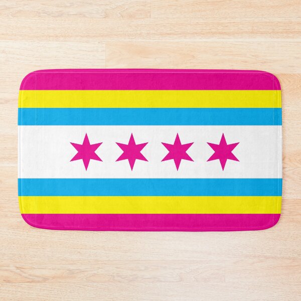 Item preview, Pan Pride Chicago Flag designed and sold by dopaminebrand.