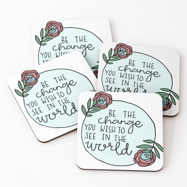 Item preview, Be the Change You Wish To See In the World  designed and sold by daniellaaagrace.