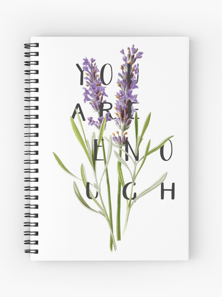 Cuaderno de espiral «Lavanda - Ilustración botánica» de Denny-Danny |  Redbubble