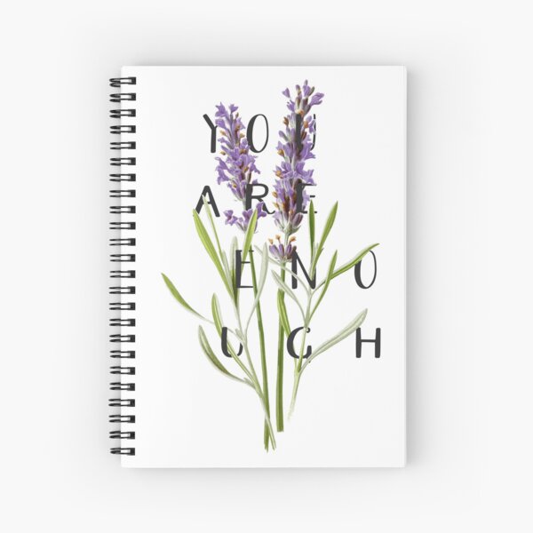 Lavender - Botanical Illustration Spiral Notebook